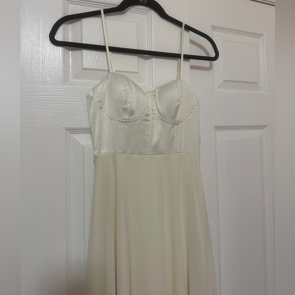 Lulus White Maxi Dress, Ivory Skirt, Size XS Extra Small - Picture 5 of 9